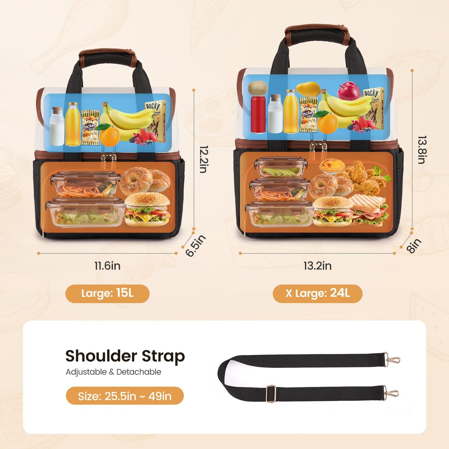 Kühlende und Isolierte Handtasche Von Brehn
