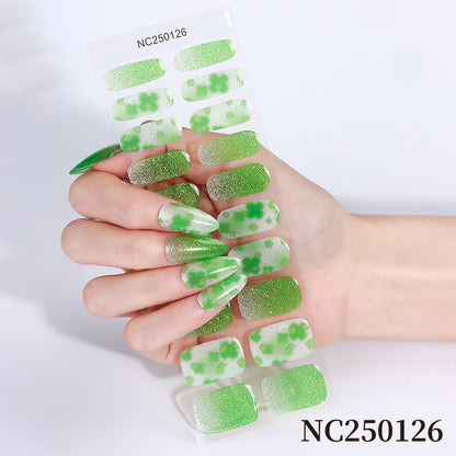 Botanische Nagelkunst Aufkleber