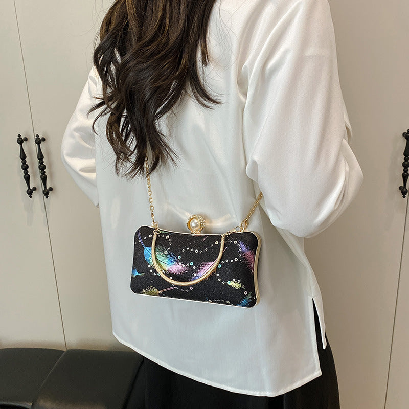 Glitzernde Abend-Clutch-Tasche Brehn