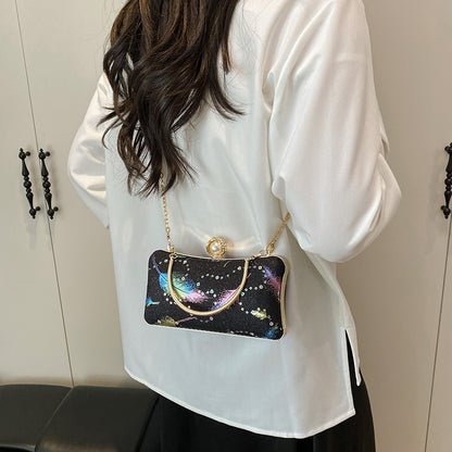 Glitzernde Abend-Clutch-Tasche Brehn