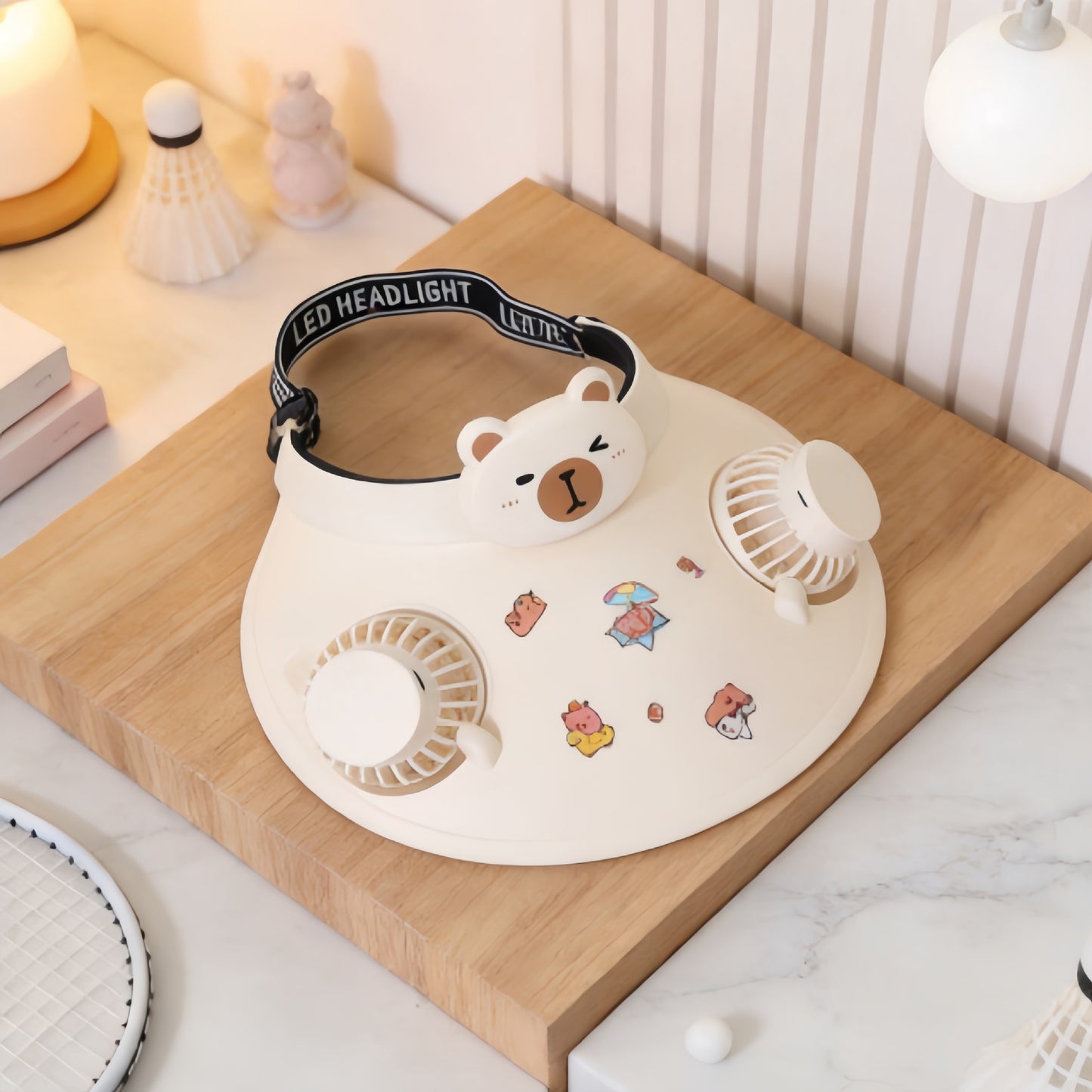 Damen kreativer Tischventilator mit multifunktionalem Design Brehn