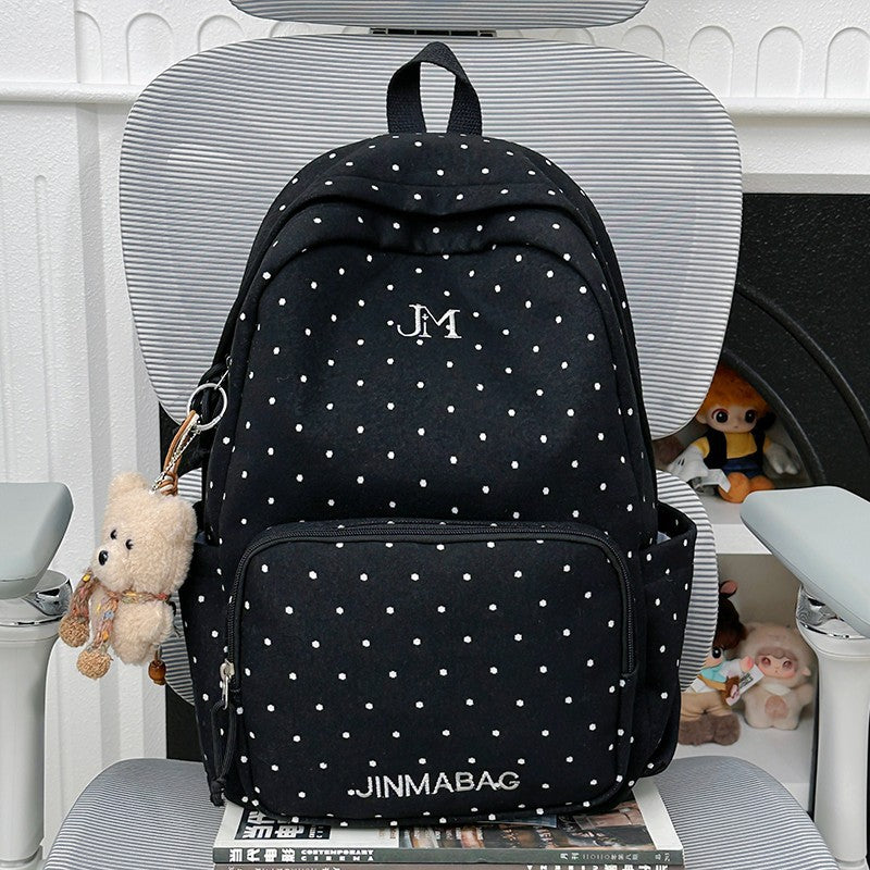 Punktemuster-Rucksack Brehn