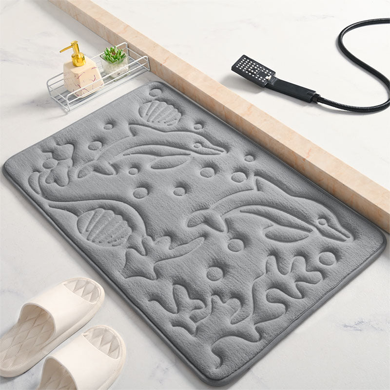 Dekorativer Badteppich mit Delphin-Design Brehn