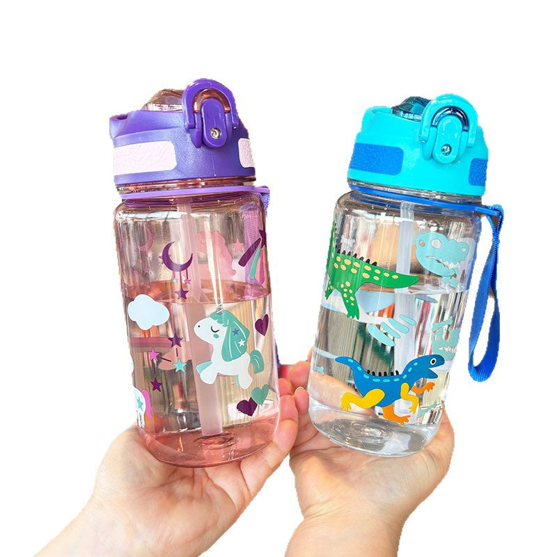 Damen Kindgerechte Trinkflasche mit Dinosaurier-Motiv Brehn
