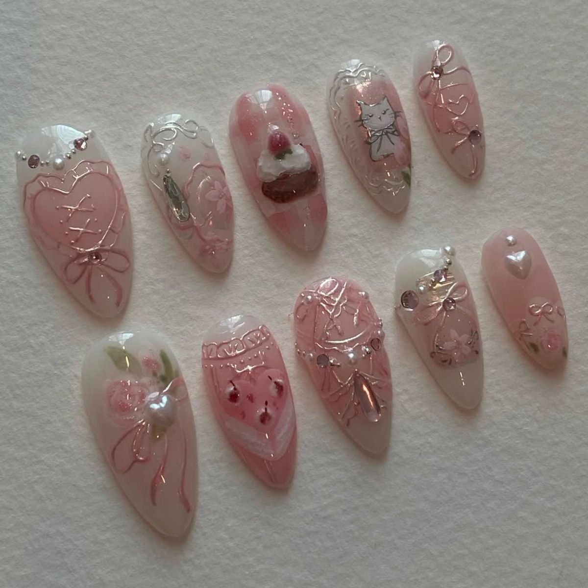 Dekoratives Nagelverzierungsset Brehn
