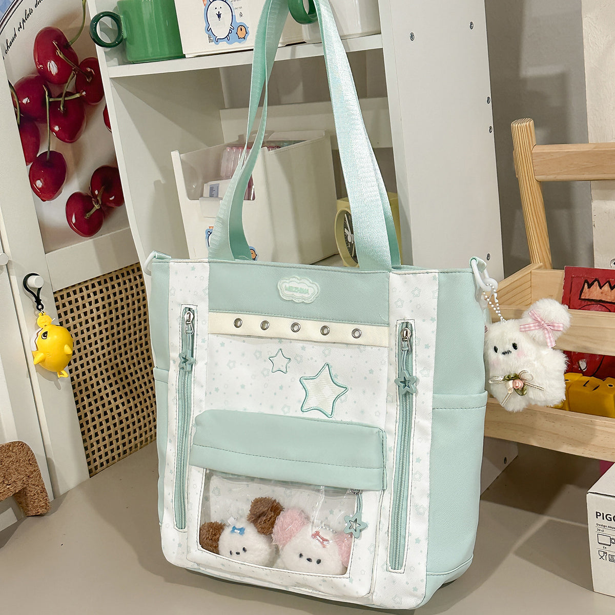 Transparente Taschen-Rucksack Brehn
