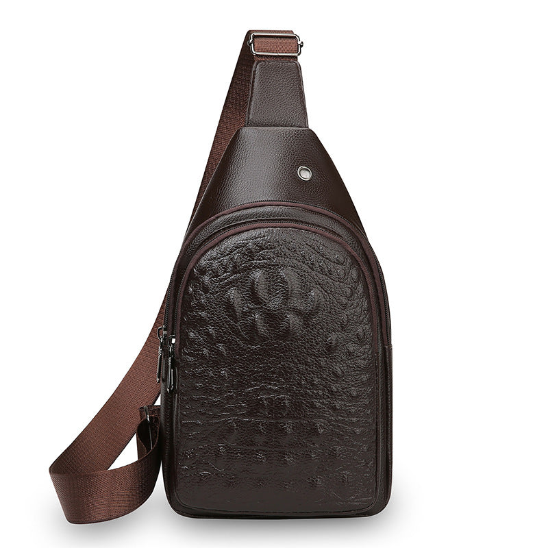 Stylische Krokodil-Textur Sling Bag