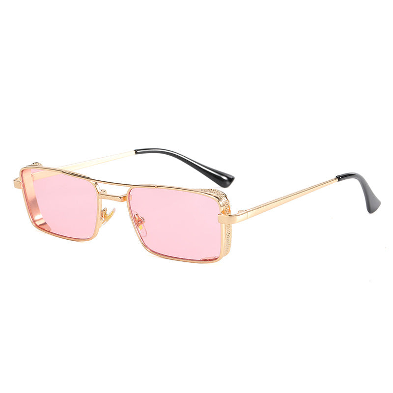 Damen modische rechteckige Sonnenbrille mit luxuriösem Rahmen Brehn