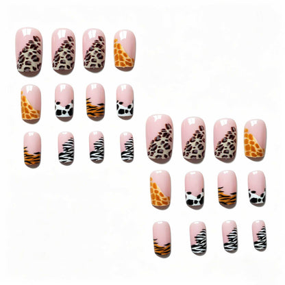 Künstlerisches Tierdruck Nagelkunst Set