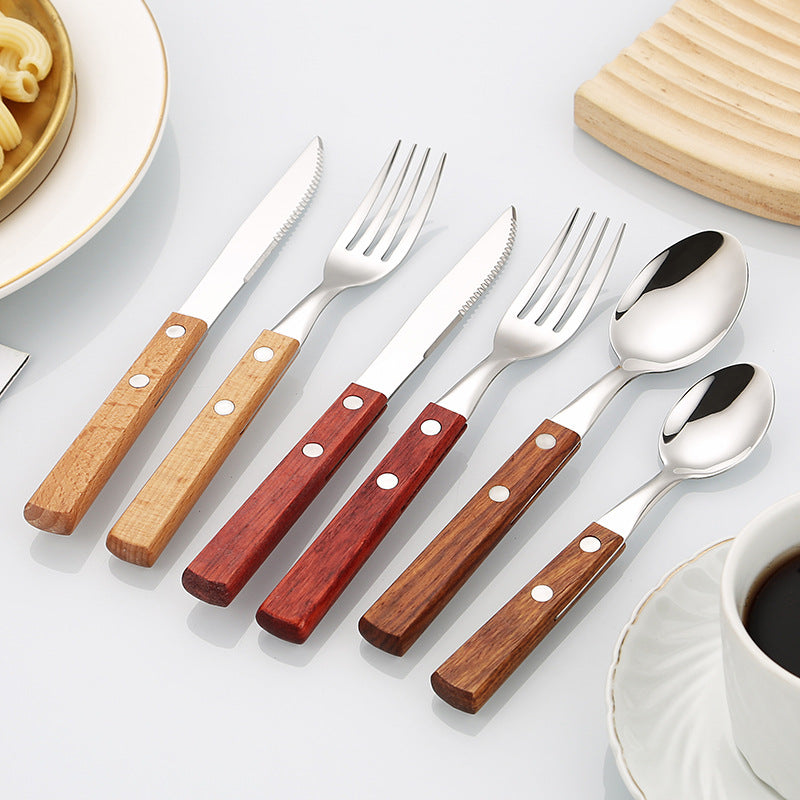 Dessertlöffel mit Ergonomischem Holzgriff Brehn