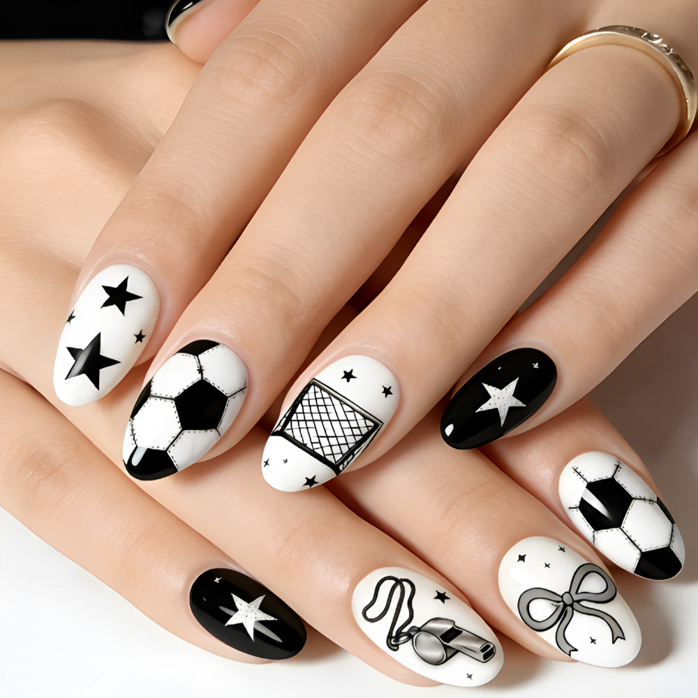 Sportliche Animierte Nagelkunst Brehn