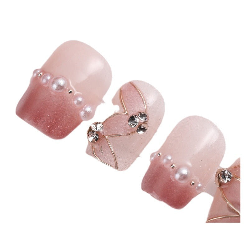 Dekoratives Press-On Nagelset Brehn