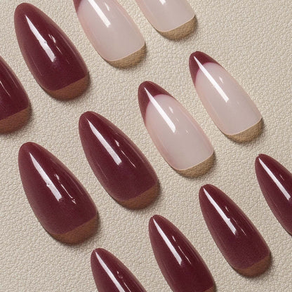 Stunning Künstlerische Press-On Nagel Set