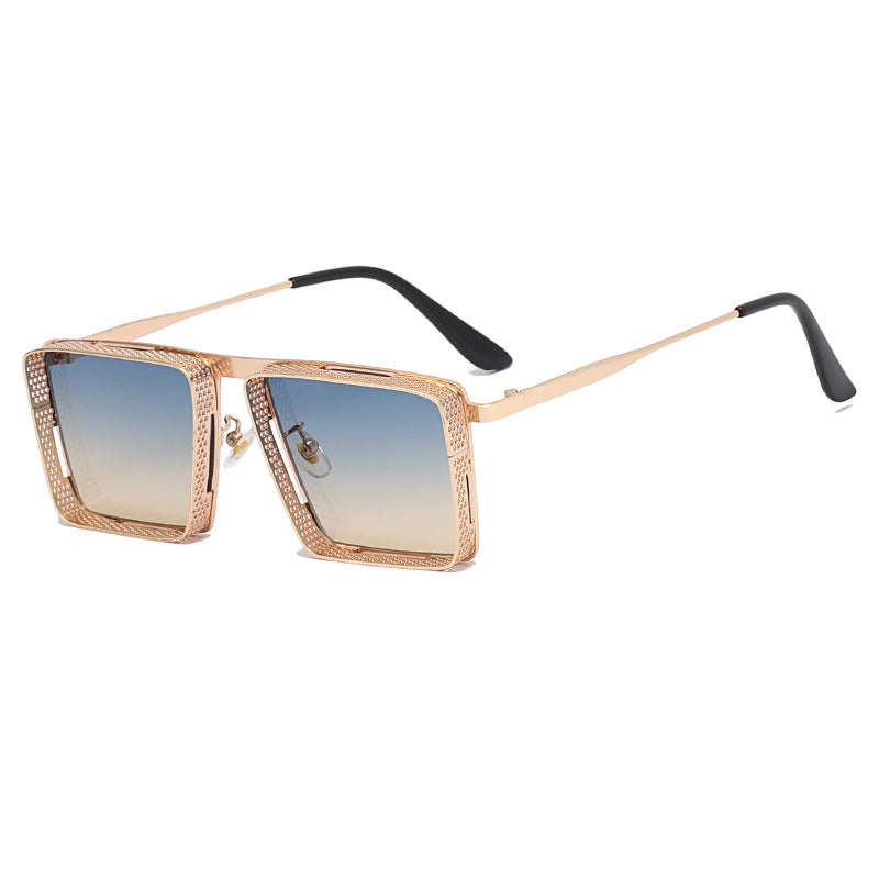 Damen Oversized Designer-Sonnenbrille mit einzigartigem Rahmendesign Brehn
