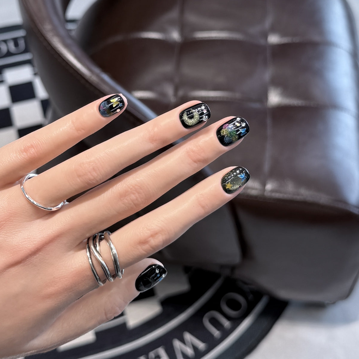Galaxy-Themen Nagelkunst Set Brehn
