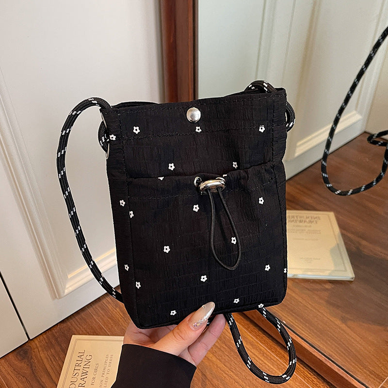 Drawstring Umhängetasche