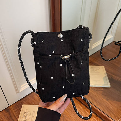 Drawstring Umhängetasche