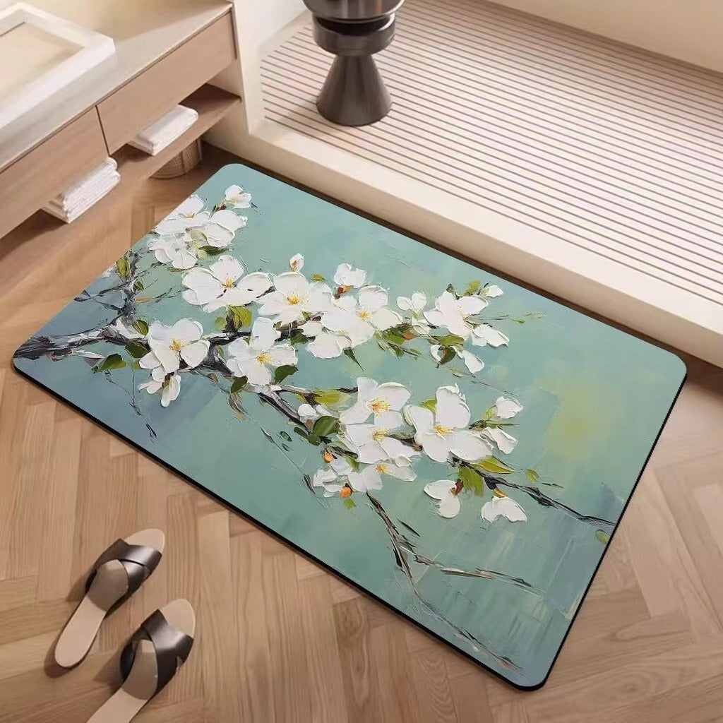 Luxuriöse strukturiertes Blumenteppich Brehn