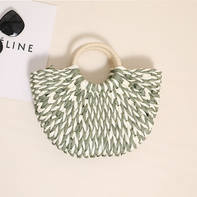 Geflochtene Korbtasche mit Einzigartigem Design Brehn