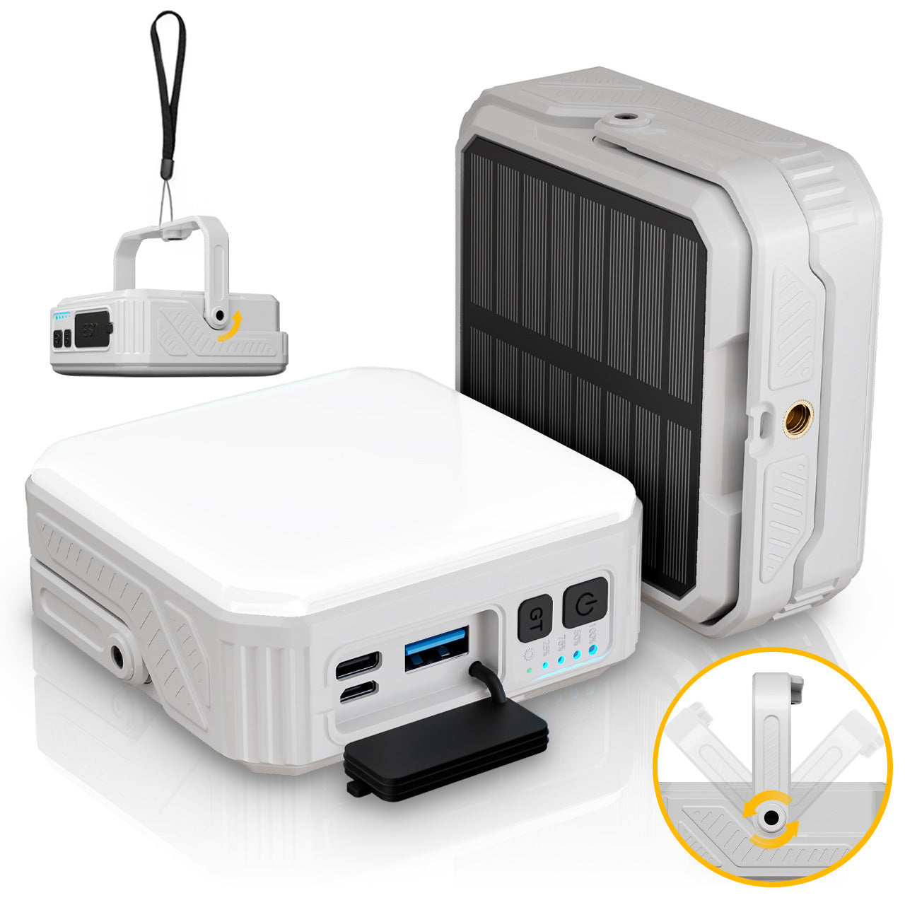 Tragbare Solarstrombank Brehn