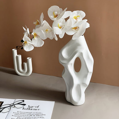 Abstracte Kunst Dekorative Vase für Wohnkultur