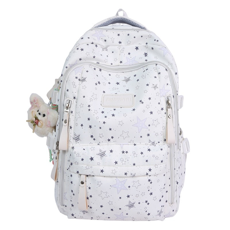 Multi-Compartt Stern-Printed Rucksack Brehn
