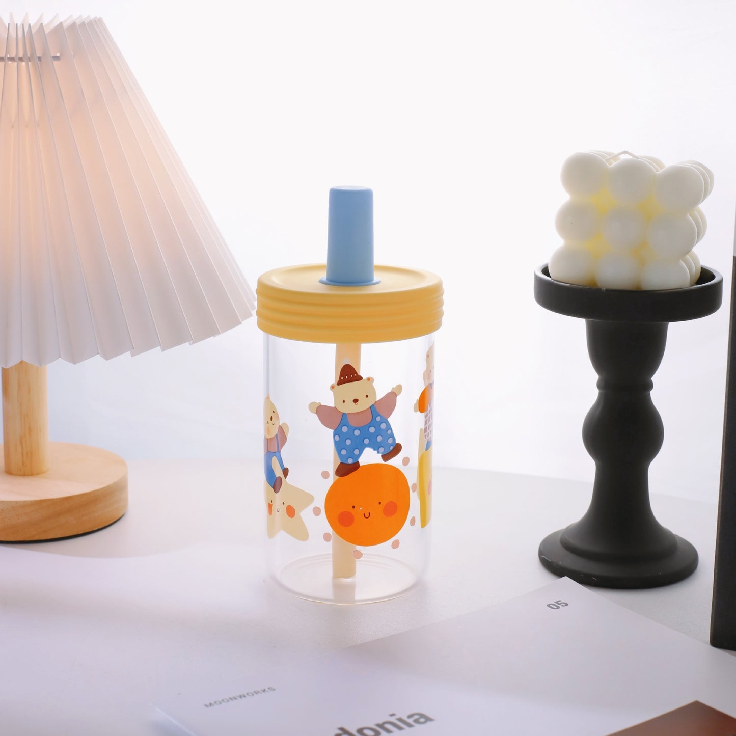 Damen kreativer Trinkbehälter mit praktischer Silikon-Oberfläche und verspieltem Tierdesign Brehn