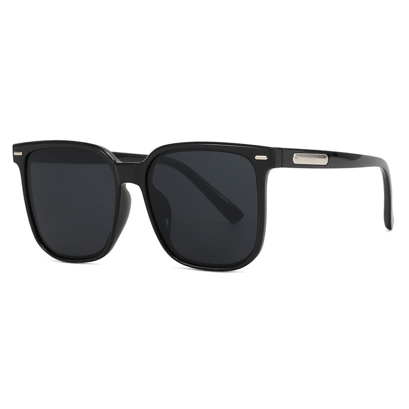 Damen quadratische Sonnenbrille mit robustem Rahmen und polarisierten Gläsern Brehn