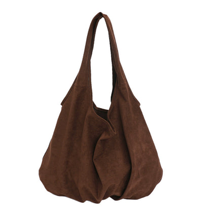 Weiche Wildleder Schlappe Tote Bag