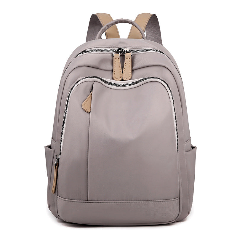 Schlanker Nylon-Rucksack mit mehreren Taschen Brehn