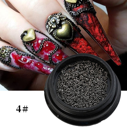 Dekorative Nagelkunstkette