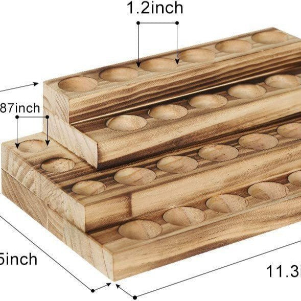 Holzständer für Flaschen und Küchenutensilien Brehn