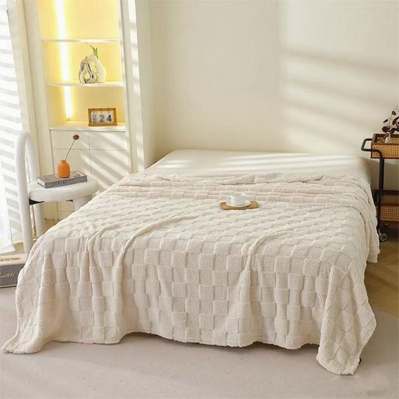 Damen Weiche und atmungsaktive Plaid-Decke Brehn