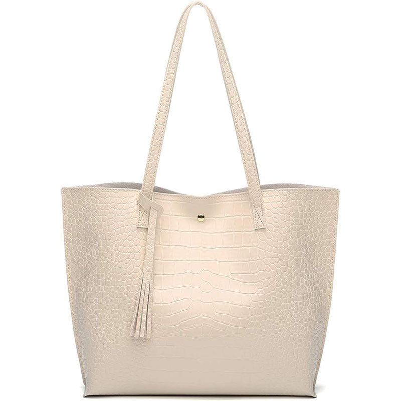 Elegante Handtasche Im Modernen Krokodil-Leder-Look Brehn