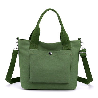 Kompakte Multi-Funktions-Canvas-Handtasche Brehn
