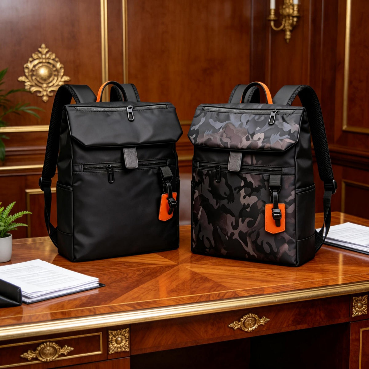 Stilvoller Hochwertiger Moderner Rucksack Brehn