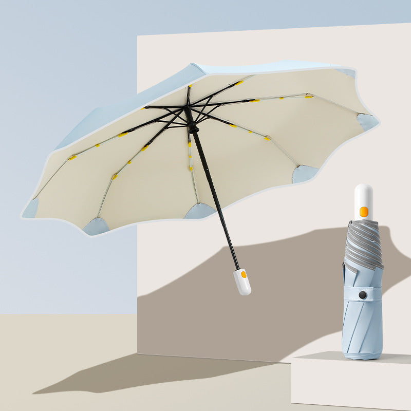 Damen Sonnenschutzschirm mit einzigartiger Wellenform Brehn