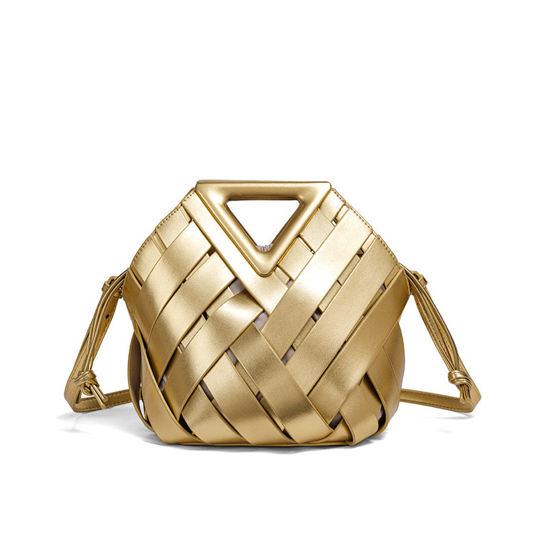 Handgefertigte Geflochtene Leder-Handtasche Brehn
