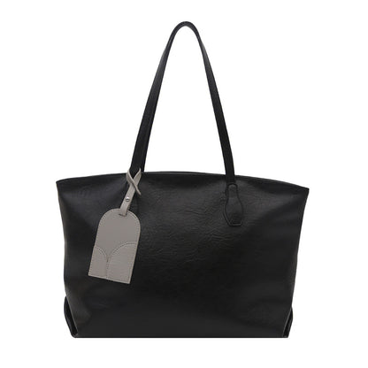 Elegante Faux-Leder Tote Bag
