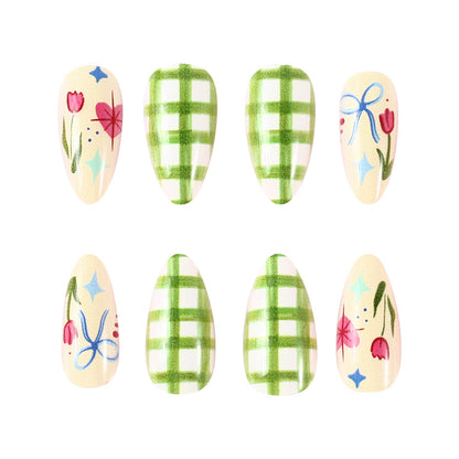 Floral Art Gel Press-On Nägel Brehn