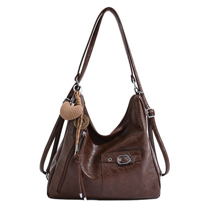 Vintage-inspirierte weiche Leder Hobo-Tasche