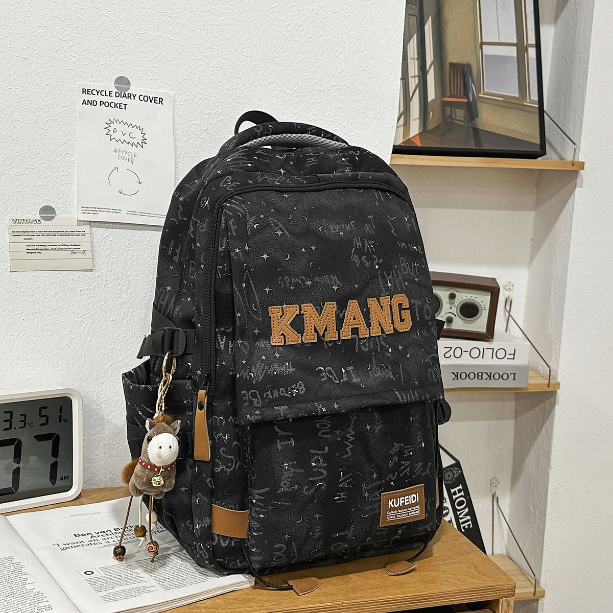 Trendy Grafikdesign Rucksack Brehn