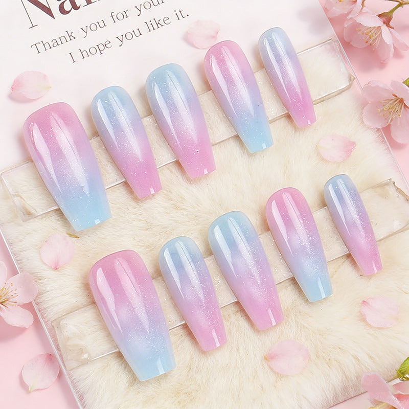 Ombre Effect Press-On Nail Set Brehn
