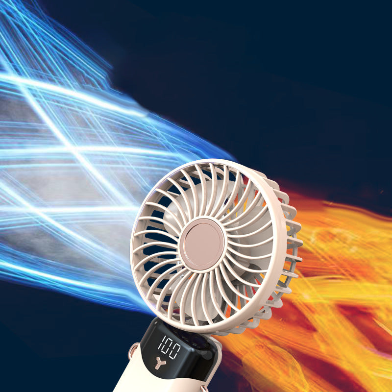 Tragbarer Akku-Ventilator mit Digitalanzeige Brehn