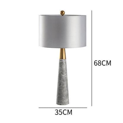 Moderne Marmor Basis Tischlampe
