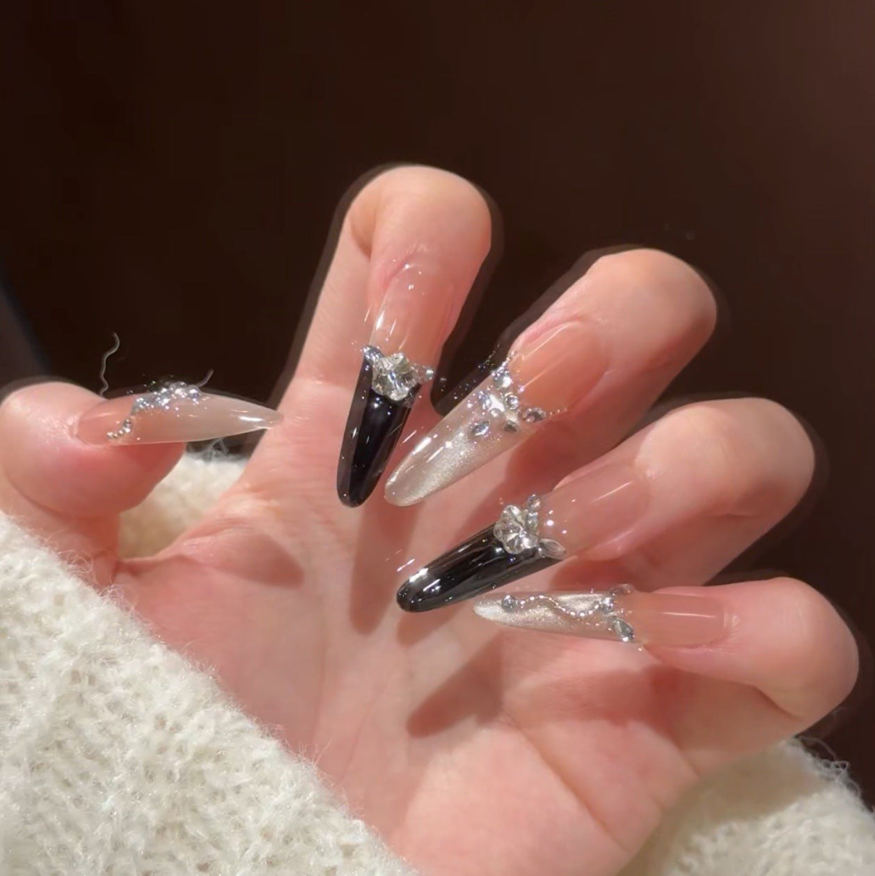 Trendy Acryl Press-On Nagelverlängerungen Brehn