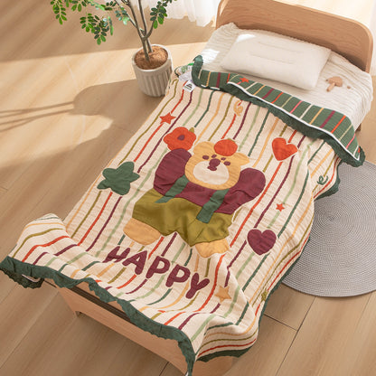 Damen Tagesdecke mit niedlichem Tier- und Märchenmotiv Brehn
