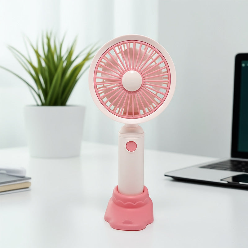Damen Tragbarer Tischventilator mit ergonomischem Design und verstellbarer Neigungsfunktion Brehn