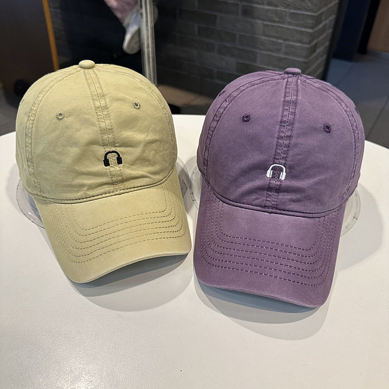 Unisex Baumwoll-Twill-Cap mit einzigartigem Musikemblem Brehn