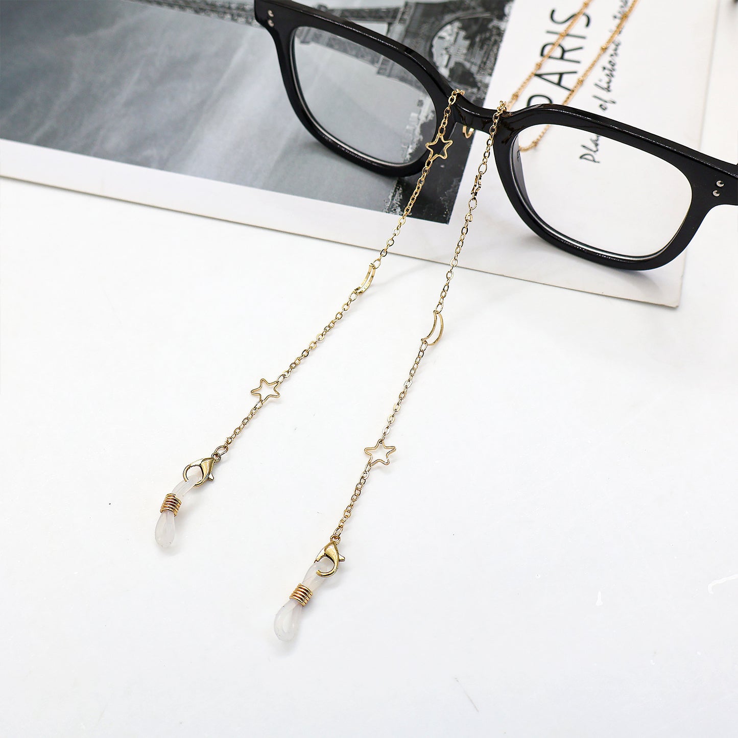 Elegante kreuzverzierte Brillenband Brehn